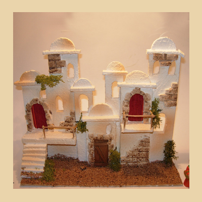 Fachada Pueblo Casas Mediana