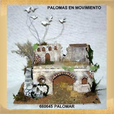 Palomar (con palomas en movimiento)
