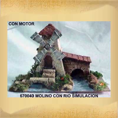 Molino con Rio Simulación