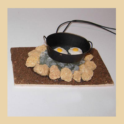 Hoguera Pequeña, Sartén con Huevos
