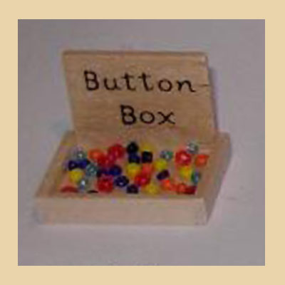 Caja Madera de Botones