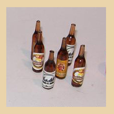 Conjunto de 6 Botellas de Cerveza