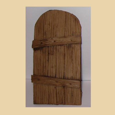 Puerta Redonda Resina (Simulación Madera).