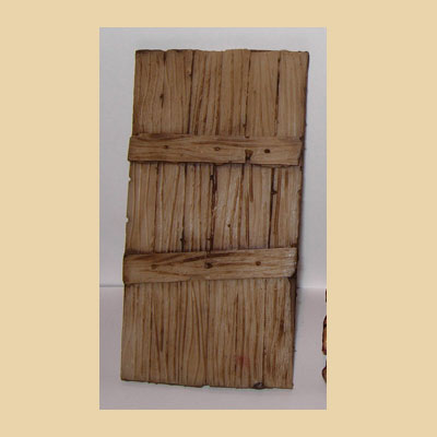 Puerta Rectangular Resina (Simulación Madera).