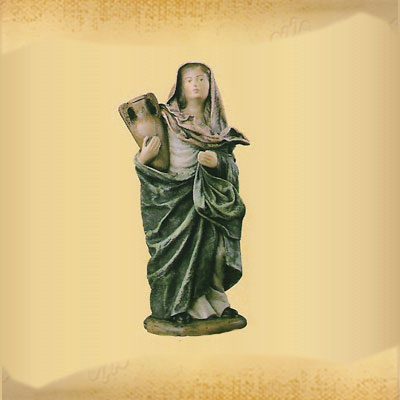 Pastora con Anfora. LIENZADA