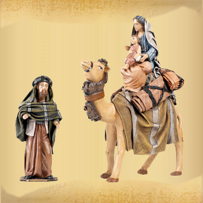 Grupo Pastor y Pastora Montada en Camello.