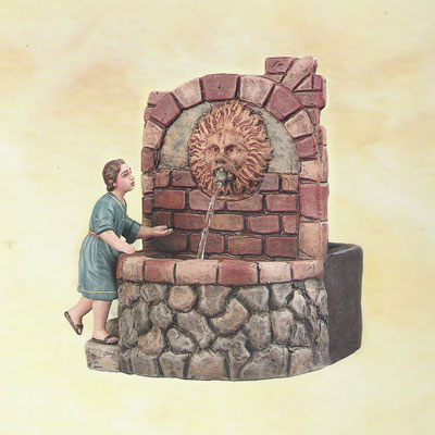 Grupo Fuente con Niño. BARRO