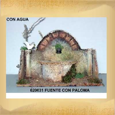 Fuente Pequeña con Paloma