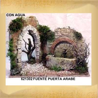 Fuente con Puerta Arabe