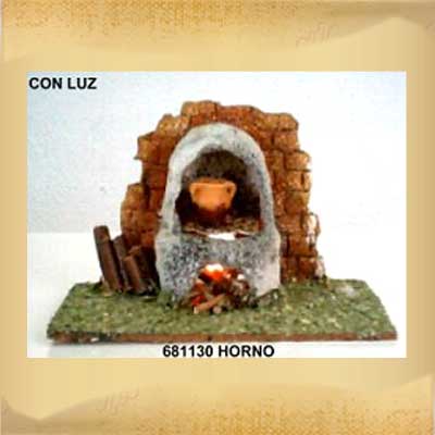 Hogar Horno Barro (con luz)