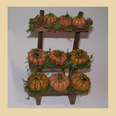 Mesa Estantes Calabazas de Barro (gran calidad)