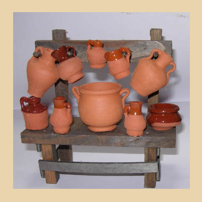Mesa con Ganchos Cerámica