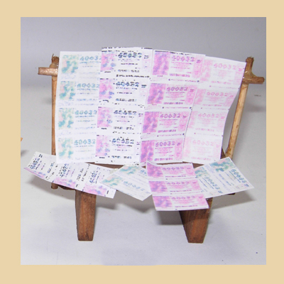 Rectangular Table with Lottery