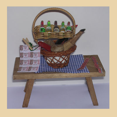 Mesa Sorteo Cesta de Navidad
