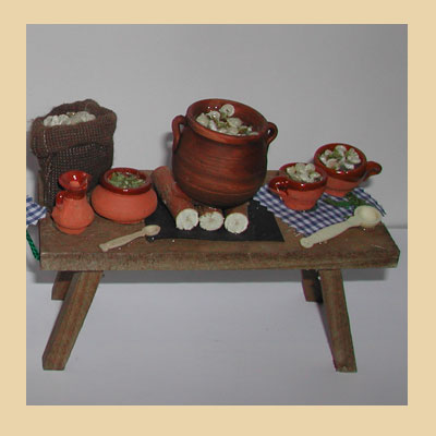 Mesa Guisando Caracoles