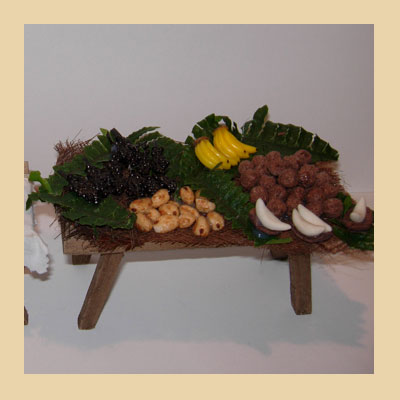 Mesa Frutos Tropicales.
