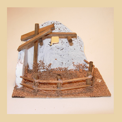 Corral de Madera con Tejado y Valla