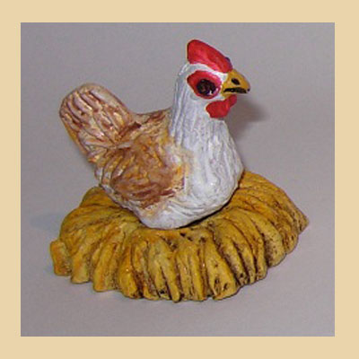 Gallina Barro sobre Nido (gran calidad)