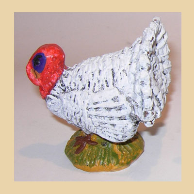 Pavo Blanco de Barro