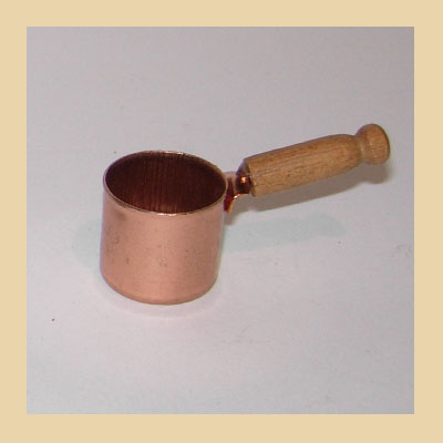 Cazo Cobre Cabo Madera.
