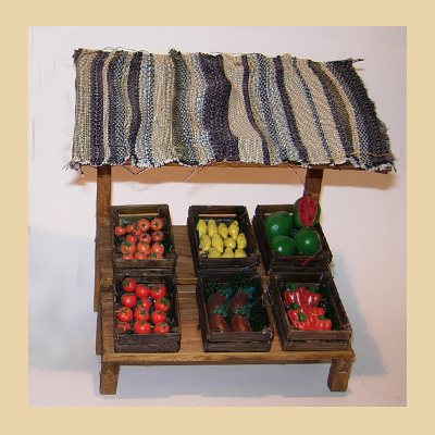 Mesa Toldo Cajas de Fruta