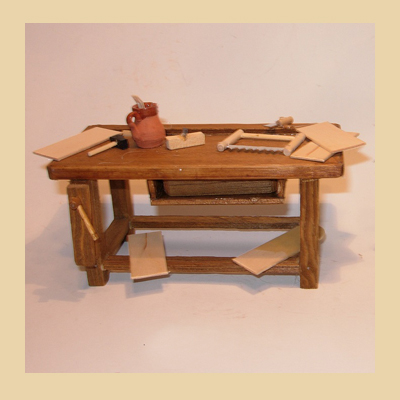 Mesa Carpintero Cajón Abrible