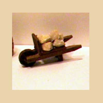 Carretilla con Piedras