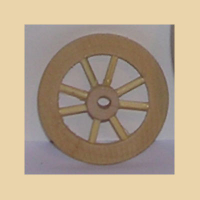 Rueda de Carro Radios en Madera