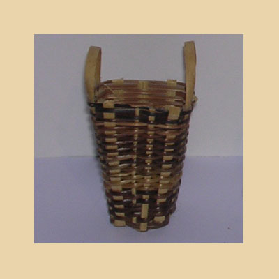 Capazo Rectangular Marrón