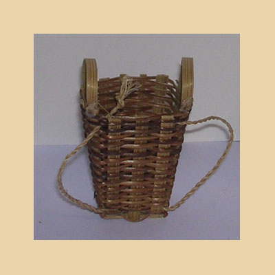Capazo Rectangular con Cuerdas para Colgar