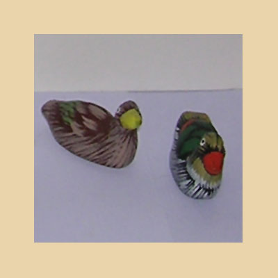 Nidos con pájaros de Colores y Huevos