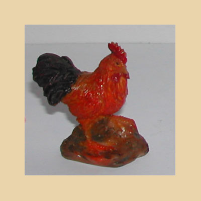 Gallina Resina de Pie