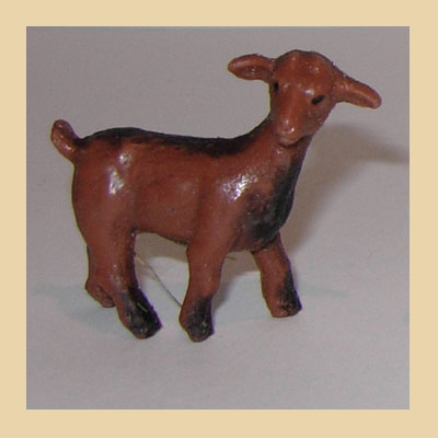 Cabra Marrón Pequeña. PVC.