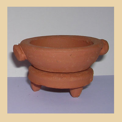 Cazuela y Trebedes Cerámica
