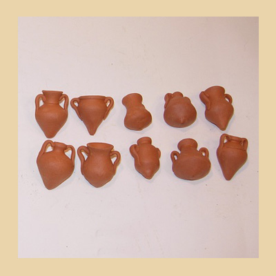 Set de 10 Ánforas Surtidas de 2 cm