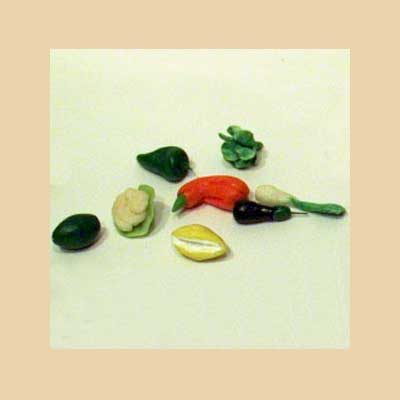 Miniaturas Grandes Verduras y Frutas (precio/unidad)