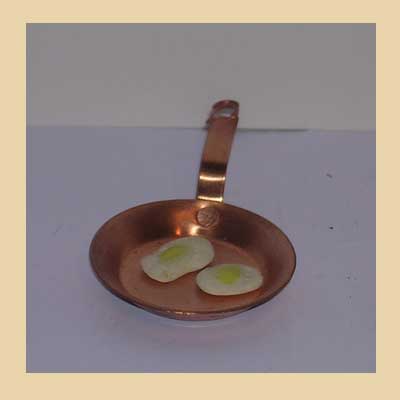 Sartén Mediana Cobre Huevos Fritos