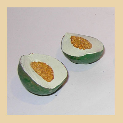 melón Verde 2 Trozos de Barro