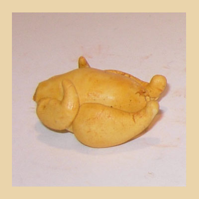Pollo Desplumado para Cocinar