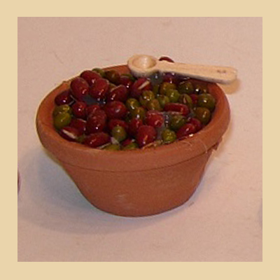 Lebrillo Aceitunas con Paleta