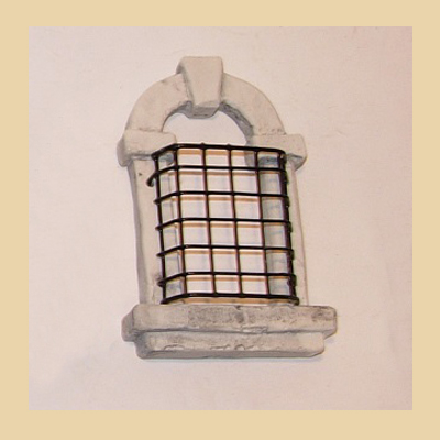 Ventana Arco Resina - Hierro