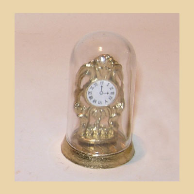 Reloj de Metal con Fanal en Cristal
