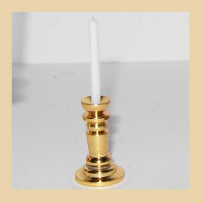 Candelabro Bronce 1 Vela