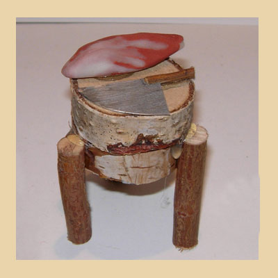 Tripode Carnicero Madera.
