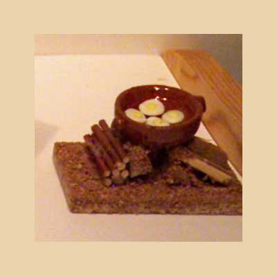 Cazuela Huevos Fritos con Fogata