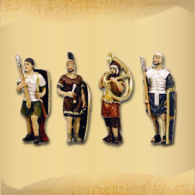 Four Soldiers Escort Pilatos