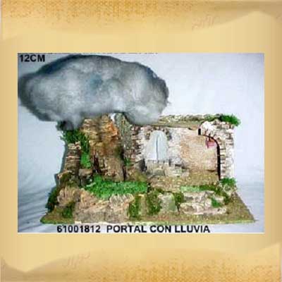 Portal con Lluvia