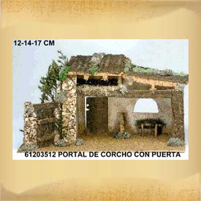 Portal de Corcho con Puerta