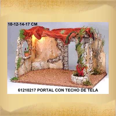 Portal con Techo de Tela