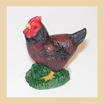 Gallina Resina Marrón
